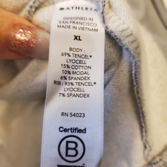 Athleta Balance Printed Sweatshirt Hoodie - Picture 4 of 9